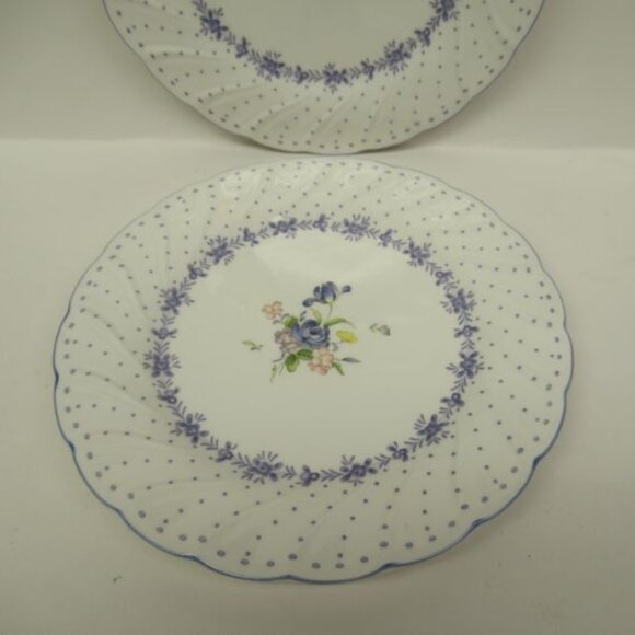 2 - NIKKO China BLUE PEONY 7 3/4 Inch Salad Plates - Picture 3 of 5